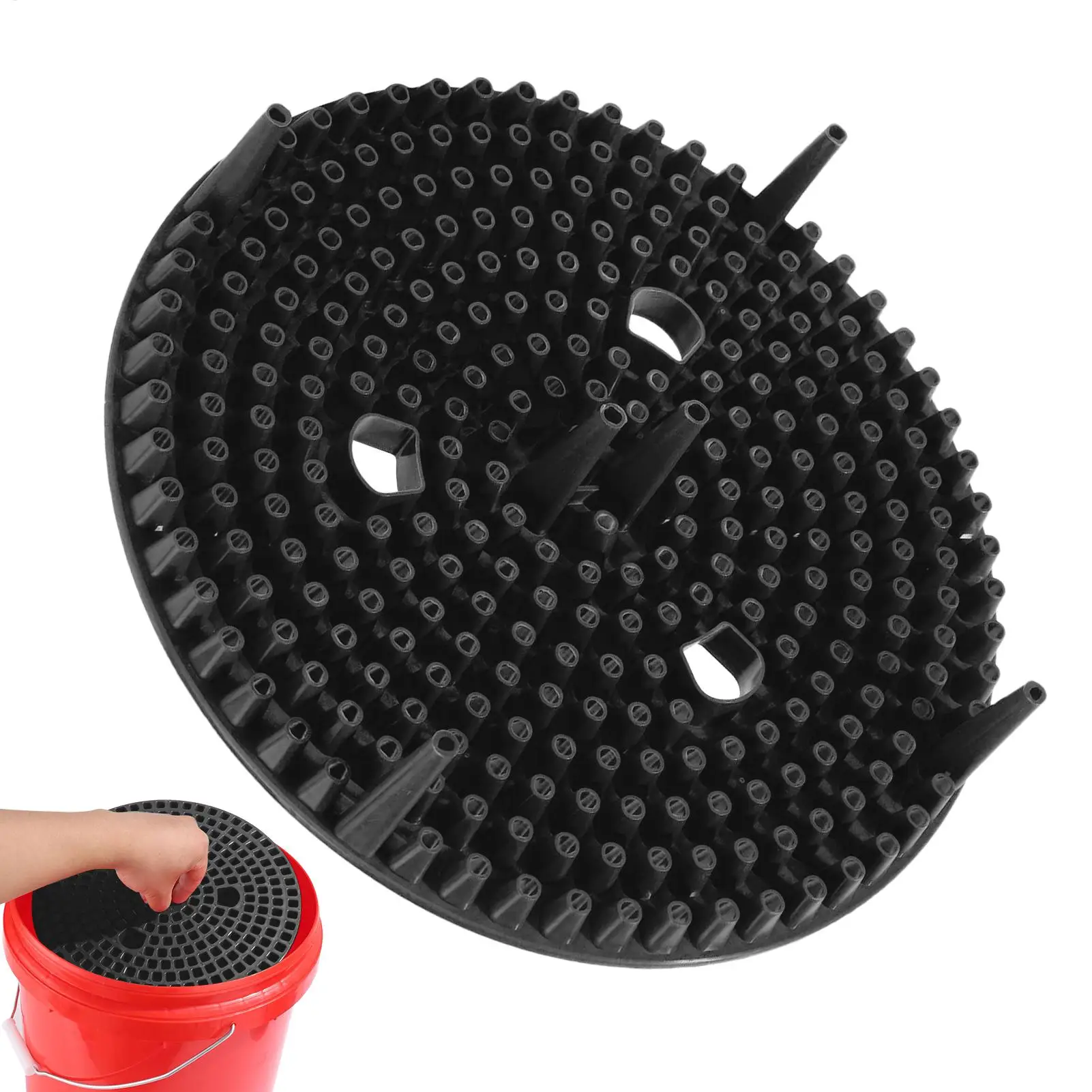 Car Wash Bucket Dirt Trap Automotive Bucket Insert Grit Trap Car Wash And Detail Kits For Effective Removal For Dirt