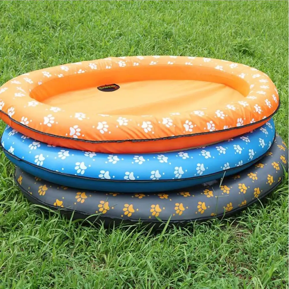 Dog Float for Pool Pvc Inflatable Foldable Portable Pet Float Bed for Large Dogs Summer Pool Interactive Water Toy - view 4