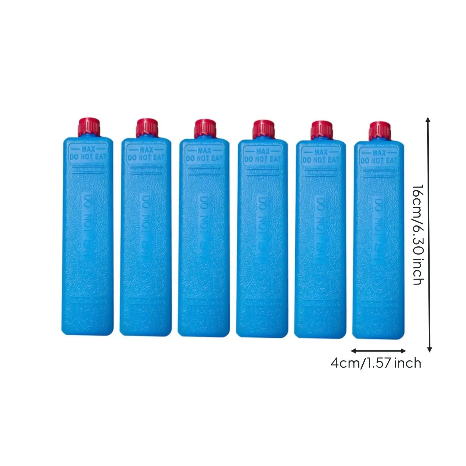 Compact Freezer Ice Pack Reusable Blue Cold Compress for Lunch Bags Portable Cooler Container