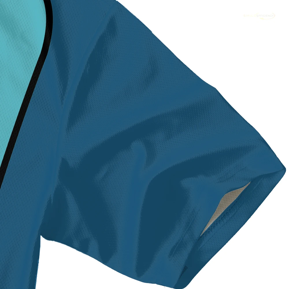 Camisetas de Jersey de fútbol con candado azul para hombre, camiseta de Manga de Harajuku Casual de verano con brillo de ciudad Cosplay Unisex