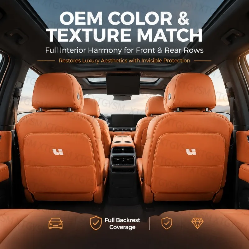 Seat Kick Pad for Ideal L9 L8 2022-2025 Second Third Row Seat Protection Pad Interior Modification Auto Accessories Decor