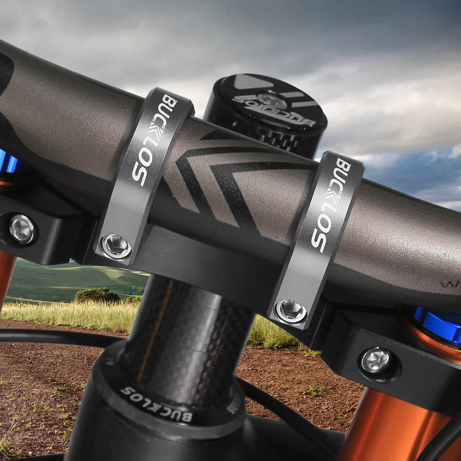 BUCKLOS 31.8 مللي متر/35 مللي متر جذع دراجة جبل مباشر الإنحدار دراجة الجذعية دراجة هوائية جبلية قصيرة المقود الجذعية سبائك الألومنيوم ل DH AM