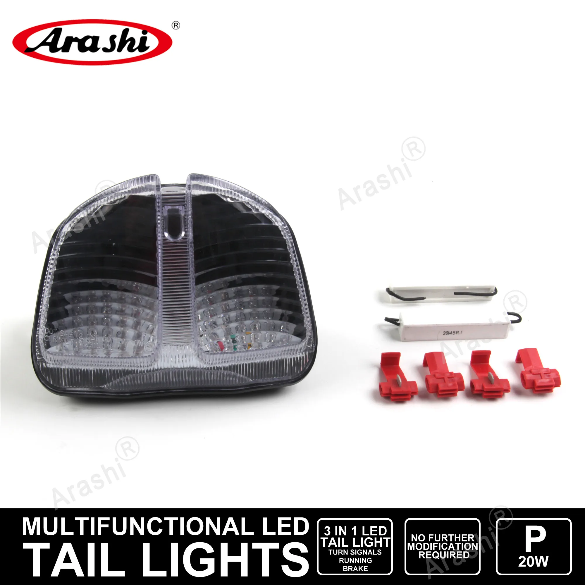 GSX-R600 GSX-R750 2005-2007 Motorcycle LED Taillight Turn Signal Light Brake Lamp For SUZUKI GSXR 600 750 2006 GSXR600 GSXR750