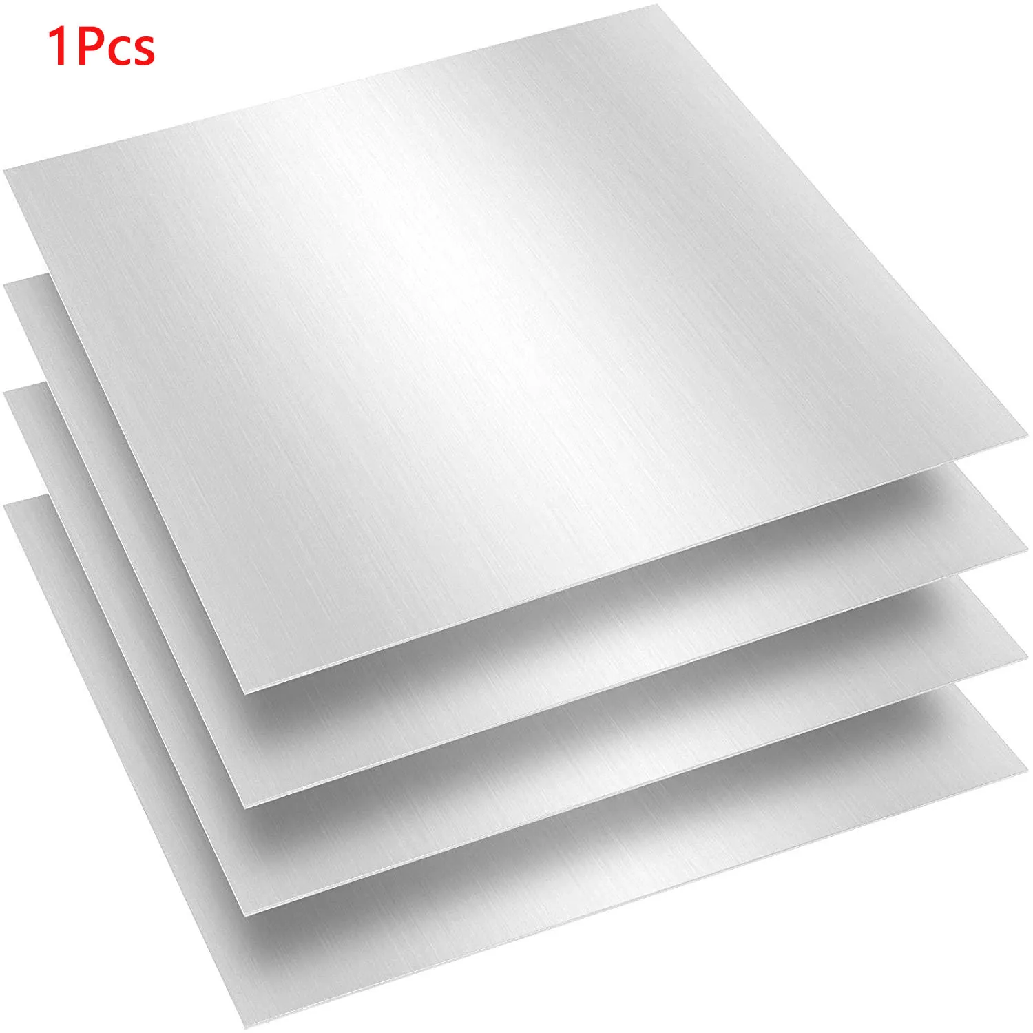 1pcs Aluminum alloy square plate Polished Plate Sheet Thick thin thickness 0.3mm 0.5mm 1mm 1.5mm 2mm 3mm 5mm 6mm 10mm