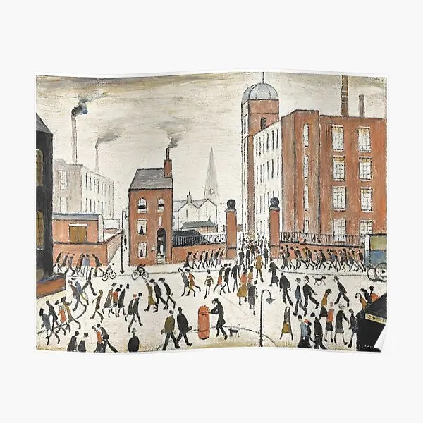 

Художественный постер L S Lowry, украшение для дома, картина для комнаты, современная живопись, винтажный художественный декор, фреска, Забавный принт, без рамки