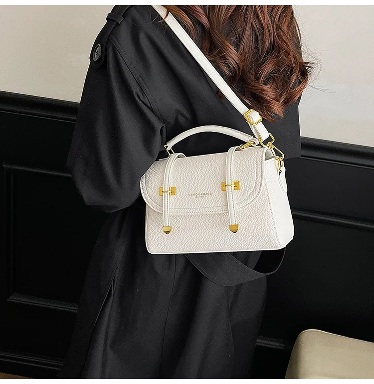 

Luxury Vintage Cambridge Tote - Women's Pebbled Crossbody Shoulder Handbag, Stylish Versatile Top Handle Design