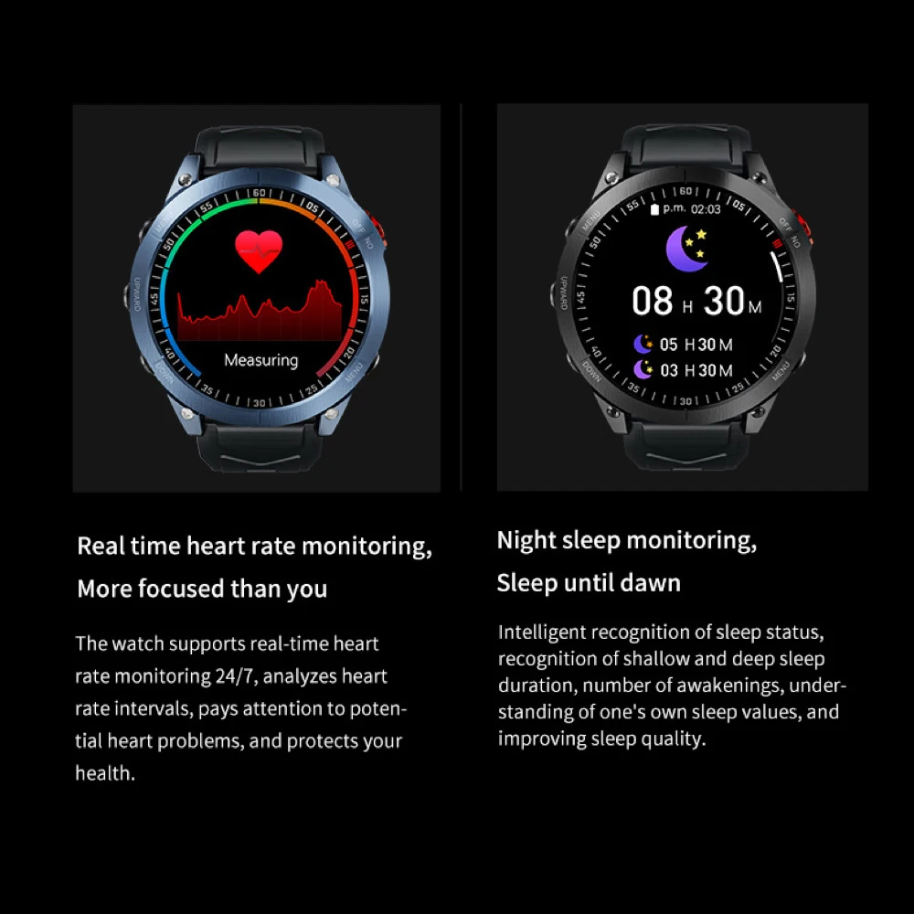 Fashion HD Blue Tooth Call Smart Watch NFC Voice Assistant Combination Lock Heart Rate Smartwatch Music Waterproof Weather Clock