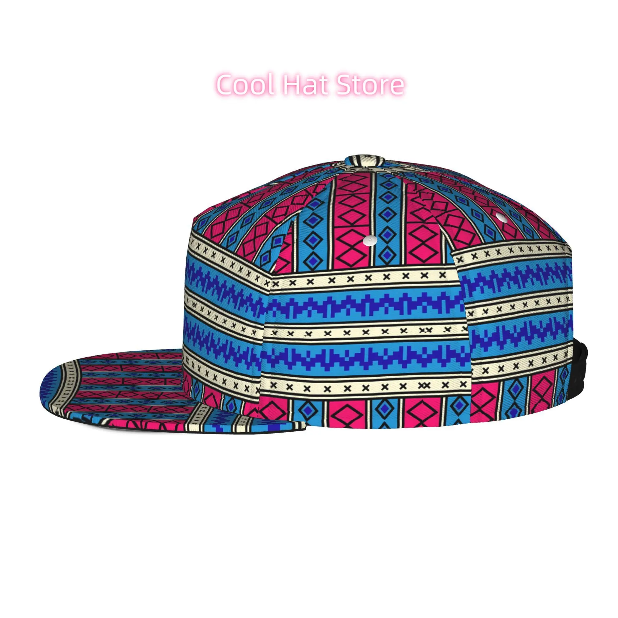 Men's & Women's Baseball Cap with Adjustable Snap-On Brim & Flat Top Design - Lightweight Suitable for Casual Outdoor,, Casual A