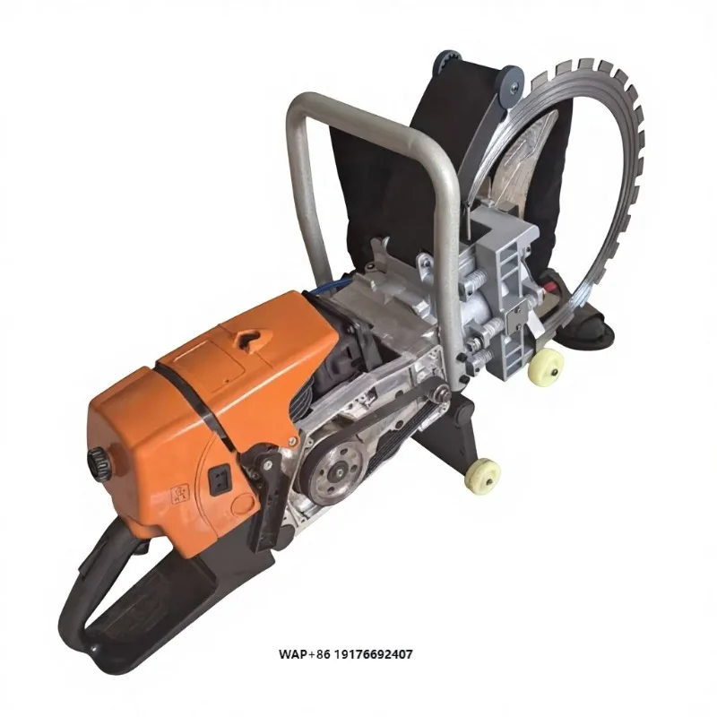 Portable Internal Combustion Ring Saw Fire Breaking Tool Concrete Cutting Multifunctional 600mm Blade 500mm Max Depth