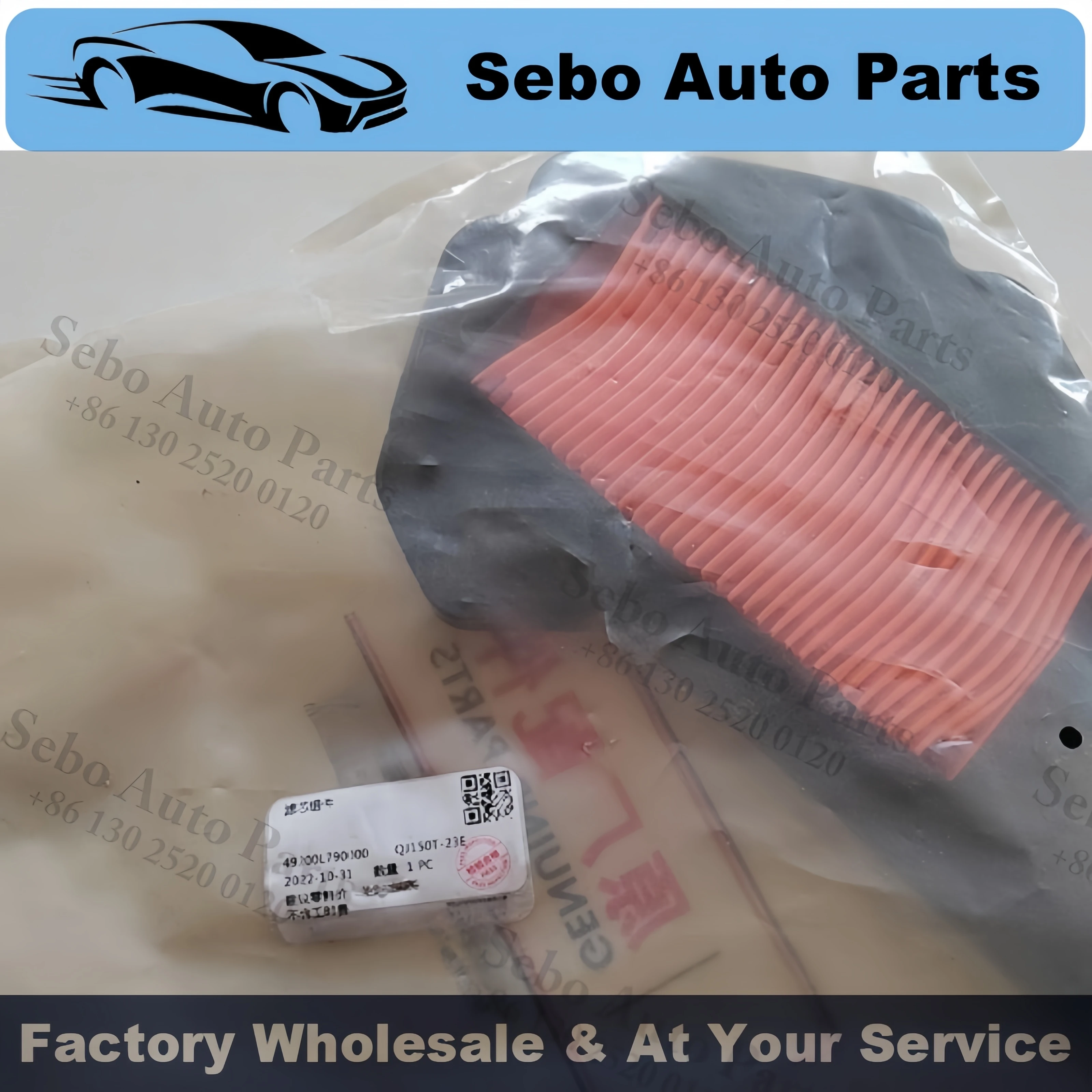 Filtro de Aire para Motocicleta 49200L790000 para QJ150ADV QJ150T-23E QJ150T-23F Keeway VERSILIA 150 CITYBLADE 150 Benelli 150 ADV Scooter