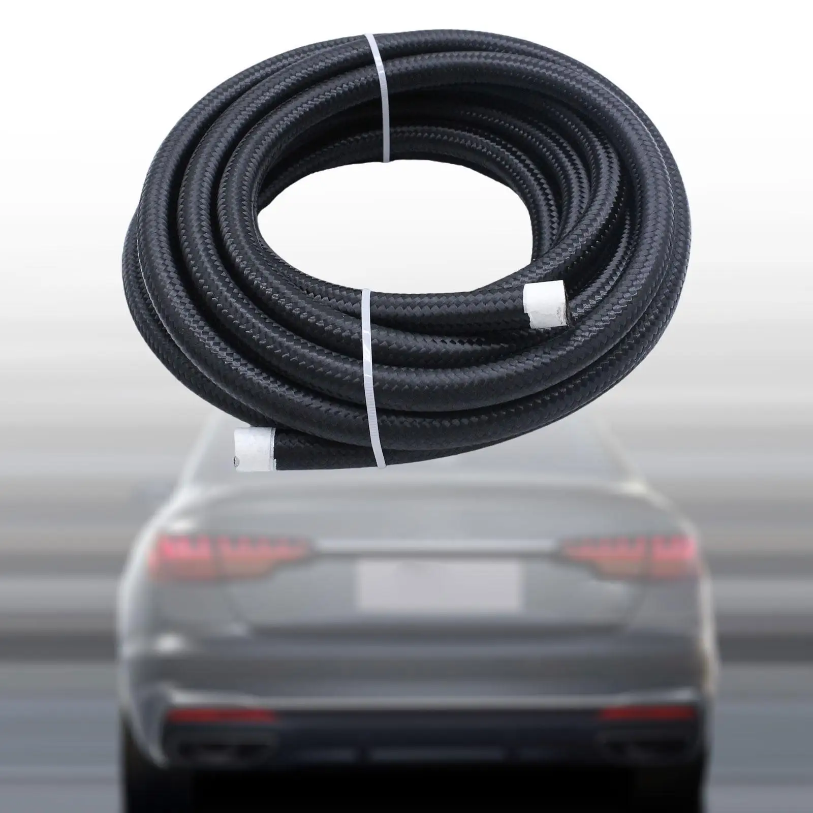 

20ft 6AN 3/8" Cpe Gas Fuel Line Hose for Pump Gas, Oil Multifunctional Professional Universal Accessories Black Oil Cooler Hose