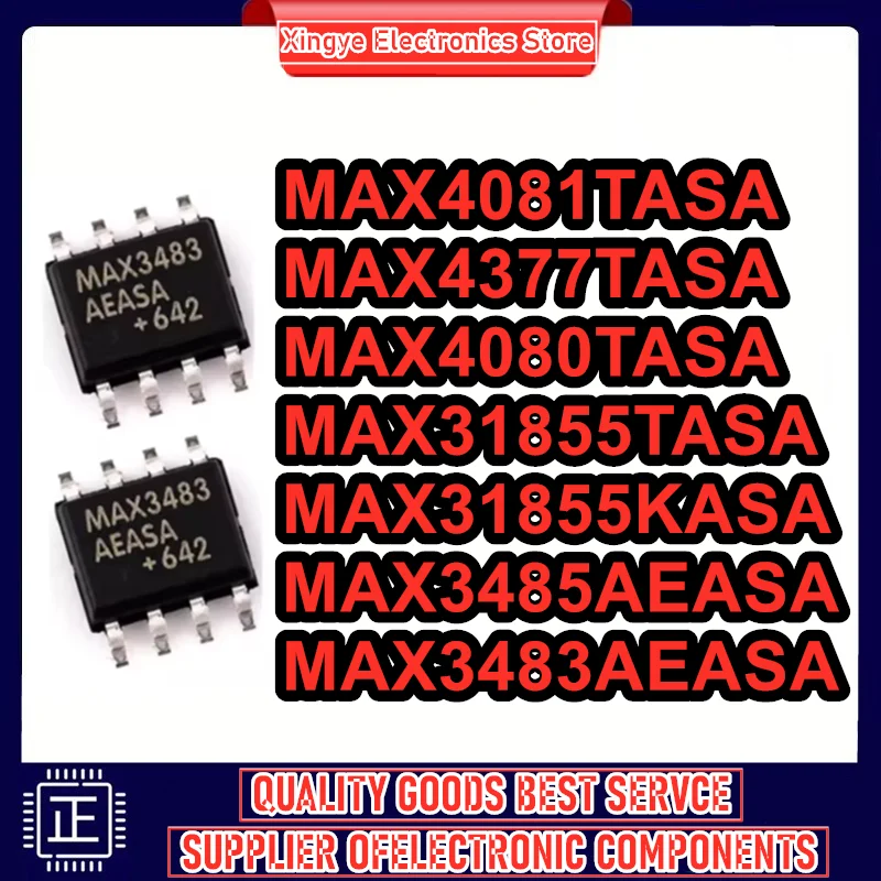 

5Pcs/Lot MAX4377TASA MAX4081TASA MAX4080TASA MAX31855TASA MAX3485AEASA MAX3483AEASA MAX31855KASA Conversion