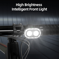 CYCLAMI Smart Bicycle Front Light Bike Headlight Waterproof Type-C Charging MTB Road Cycling Lamp Bike Accessories