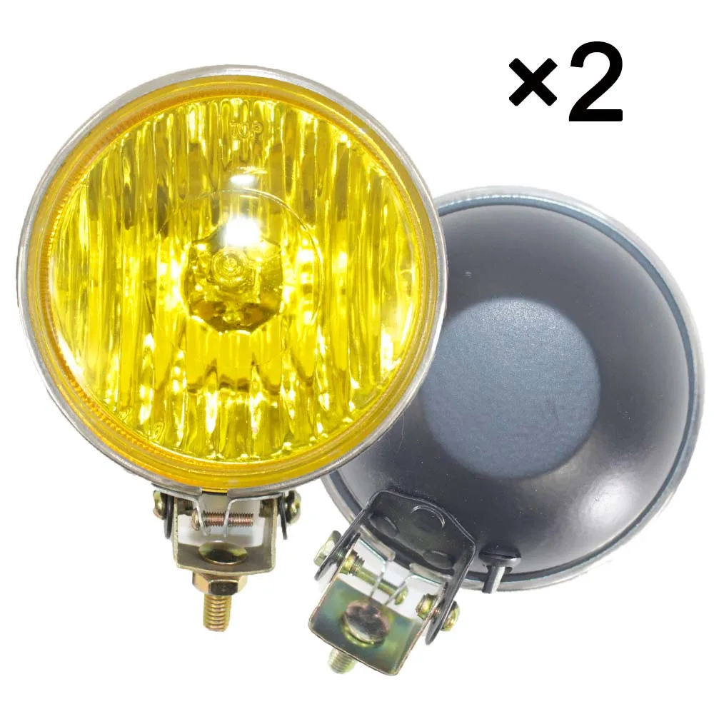 Paia 4.5 pollici Austin Mini Cooper Clubman Moke Classic Car Black Paiting Driving Lamps H3 12 v55w