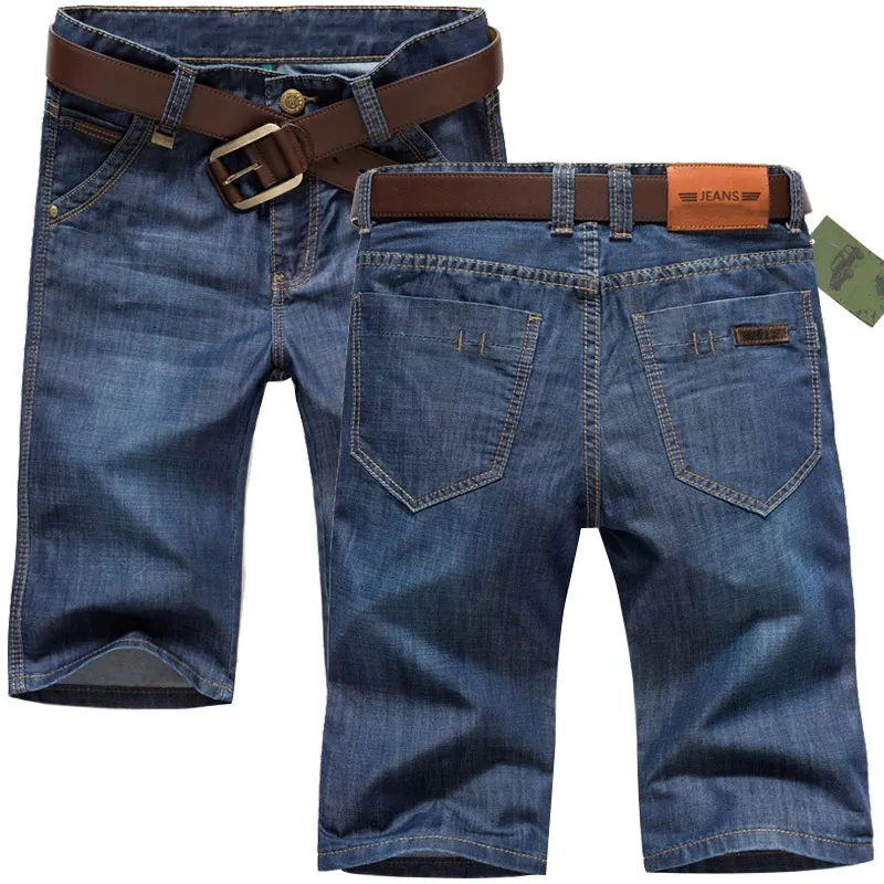 

Мужские летние джинсы свободного кроя из тонкого денима, прямые, со средней посадкой, из хлопка, для мужчин среднего возраста, повседневные, модные, 202