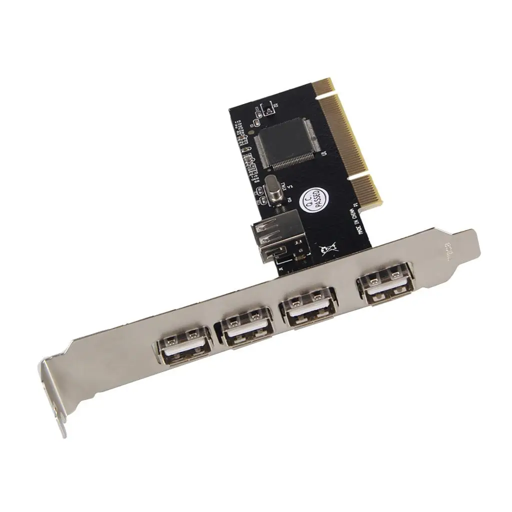 Karta PCI USB2.0, rozszerzenie 2-bitowe do 4-portowego kontrolera huba adaptera USB