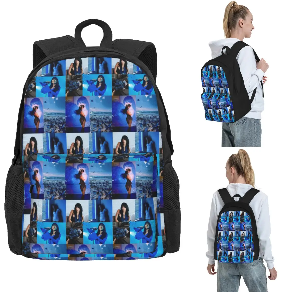 

Рюкзаки для певицы Aitana, сумка для книг для мальчиков и девочек, детские школьные сумки большой вместимости, рюкзак для ноутбука, сумка на плечо