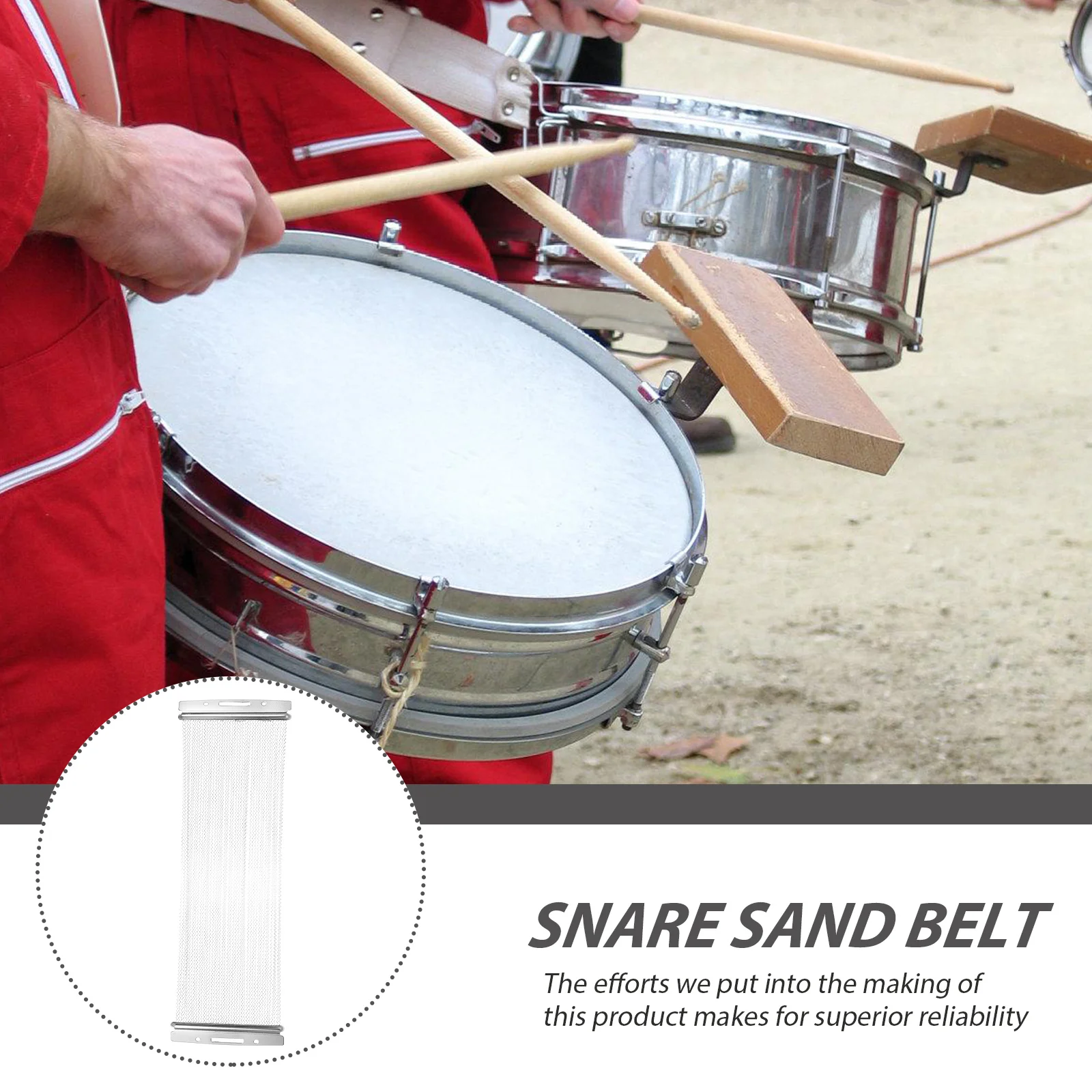 

Snare Wire Small Drum Box Practical Belt Spring Strap Percussion Instrument Accessory