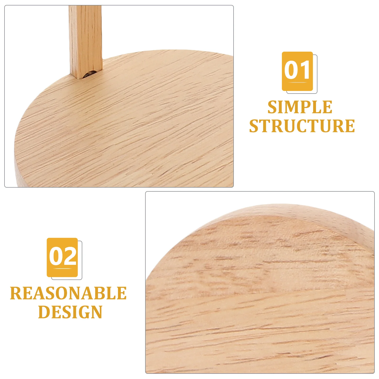 

1pcs Cup Lids Holder Wooden Countertop Organizer For Tumbler Mug Jar Lid Storage Rack Kitchen Cup Cover Container Stand