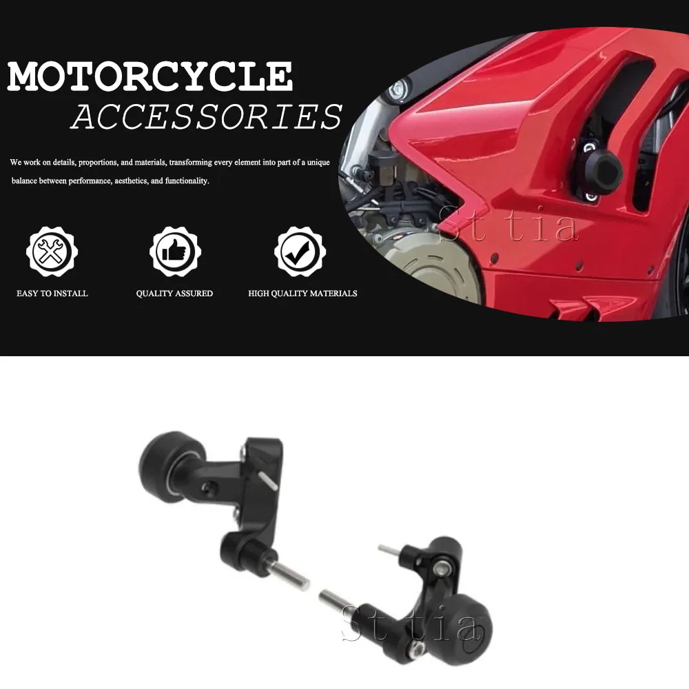 For Ducati Panigale V4 V4S V4SP V4R 2019-2024 Motorcycle Body Engine Crash Pad Anti Fall Ball Frame Sliders Crash Protector