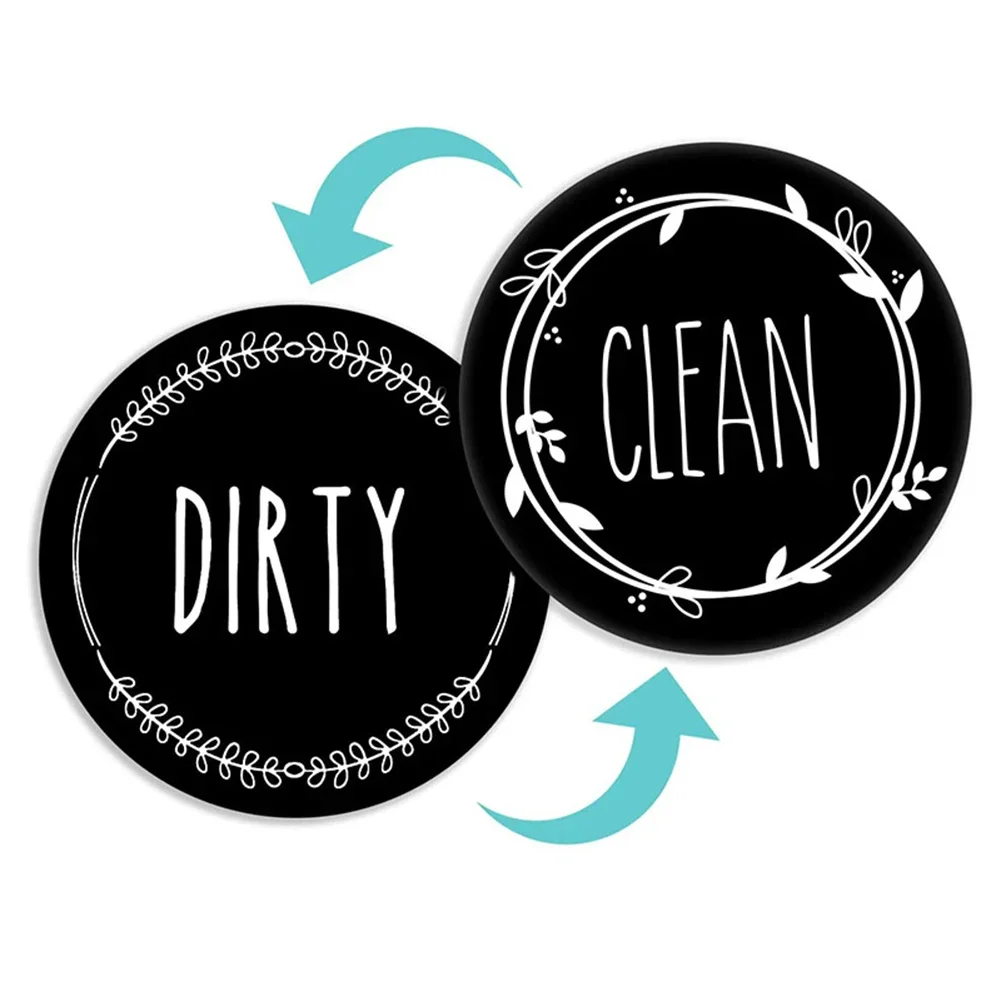 Kitchen Kitchen Tools Other Kitchen Tools Dining & Bar Magnet Sticker Double Sided Magnet Magnet Clean Dirty Sign