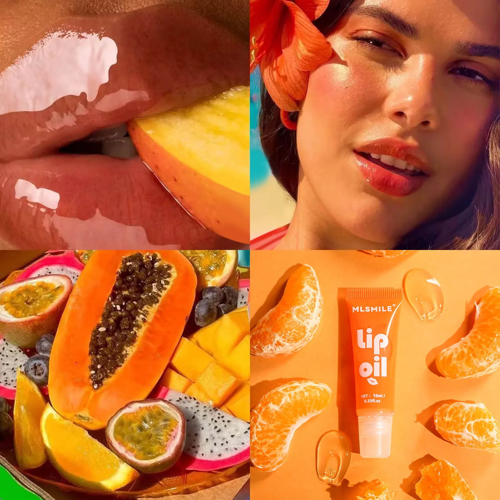 Plumping Jelly Fruit Lip Gloss, Lasting Hidratante, Óleo Labial Transparente, Água Light Mirror Líquido Batom, Lábios Maquiagem Cosmética