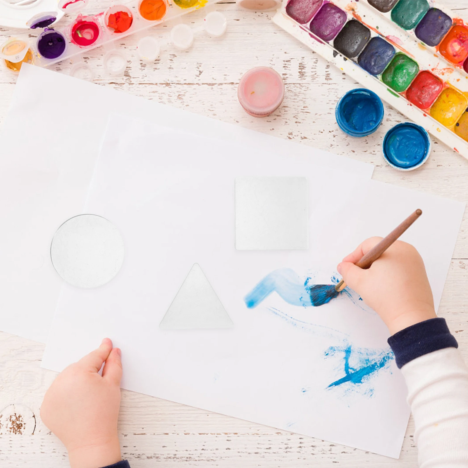 

3pcs Reusable Gel Printing Plate Soft Printmaking Board For Art Crafts Scrapbooking Card Making Supplies Monoprinting Gel Plate