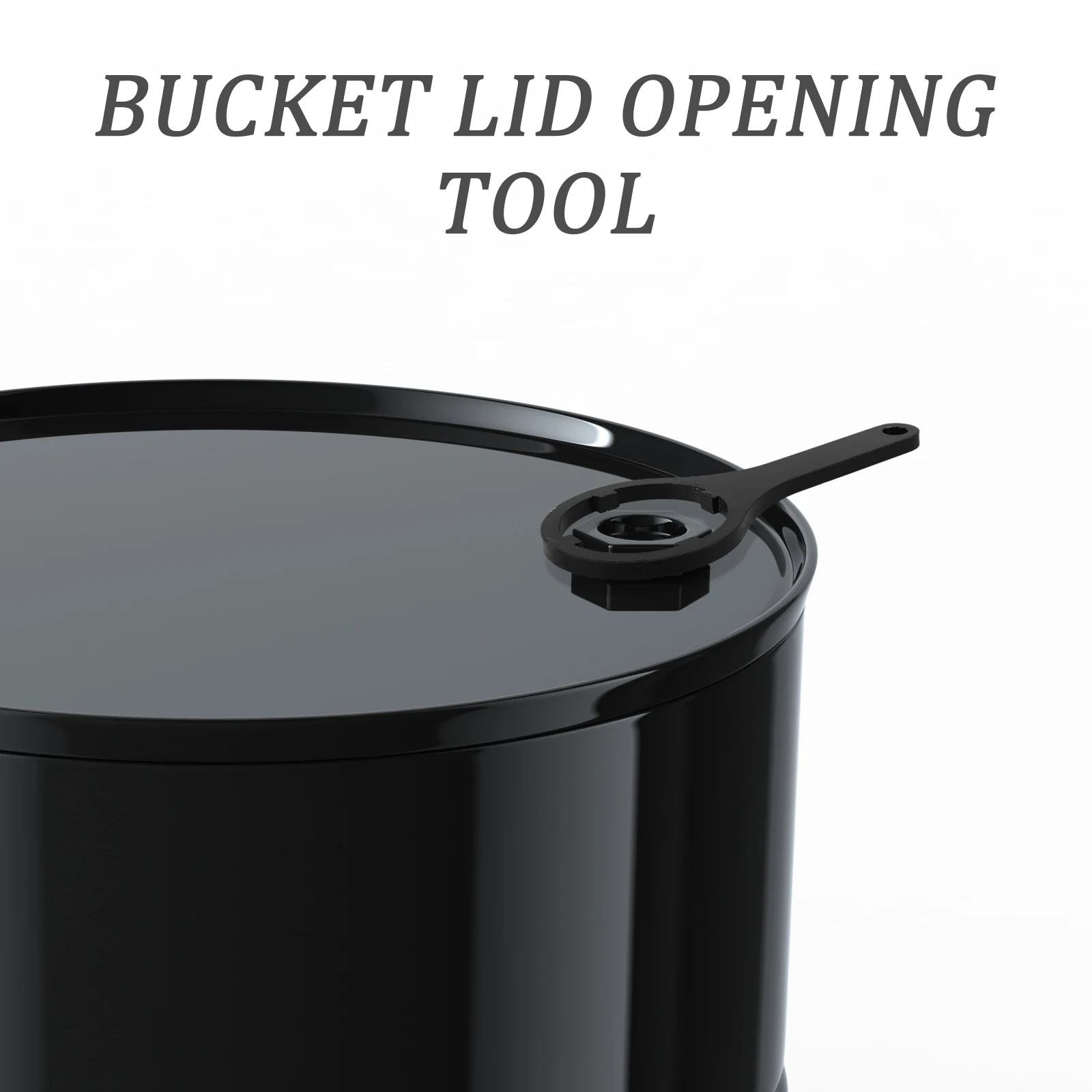 

Heavy Duty Lid Cap Wrench for 55 Gallon Drum Sturdy Metal Bucket Opener Tool Barrel Lid Wrench for Leak Proof Sealing