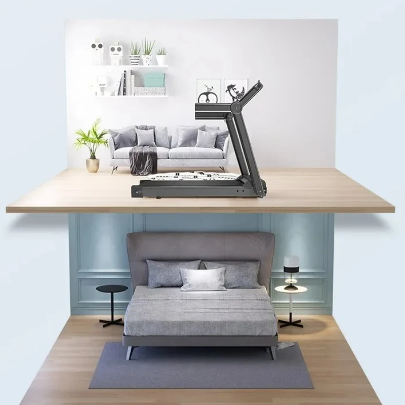 treadmill household model small foldable multi-function silent large platform running tablet