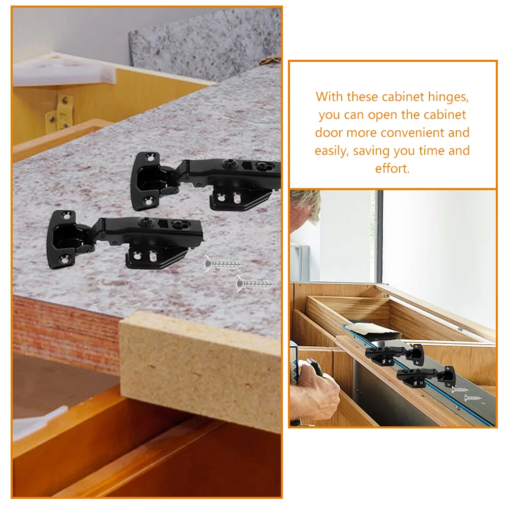 

3 Pcs Hinges Cabinet Door Panel for Doors Heavy Duty Kitchen Glass Stainless Steel