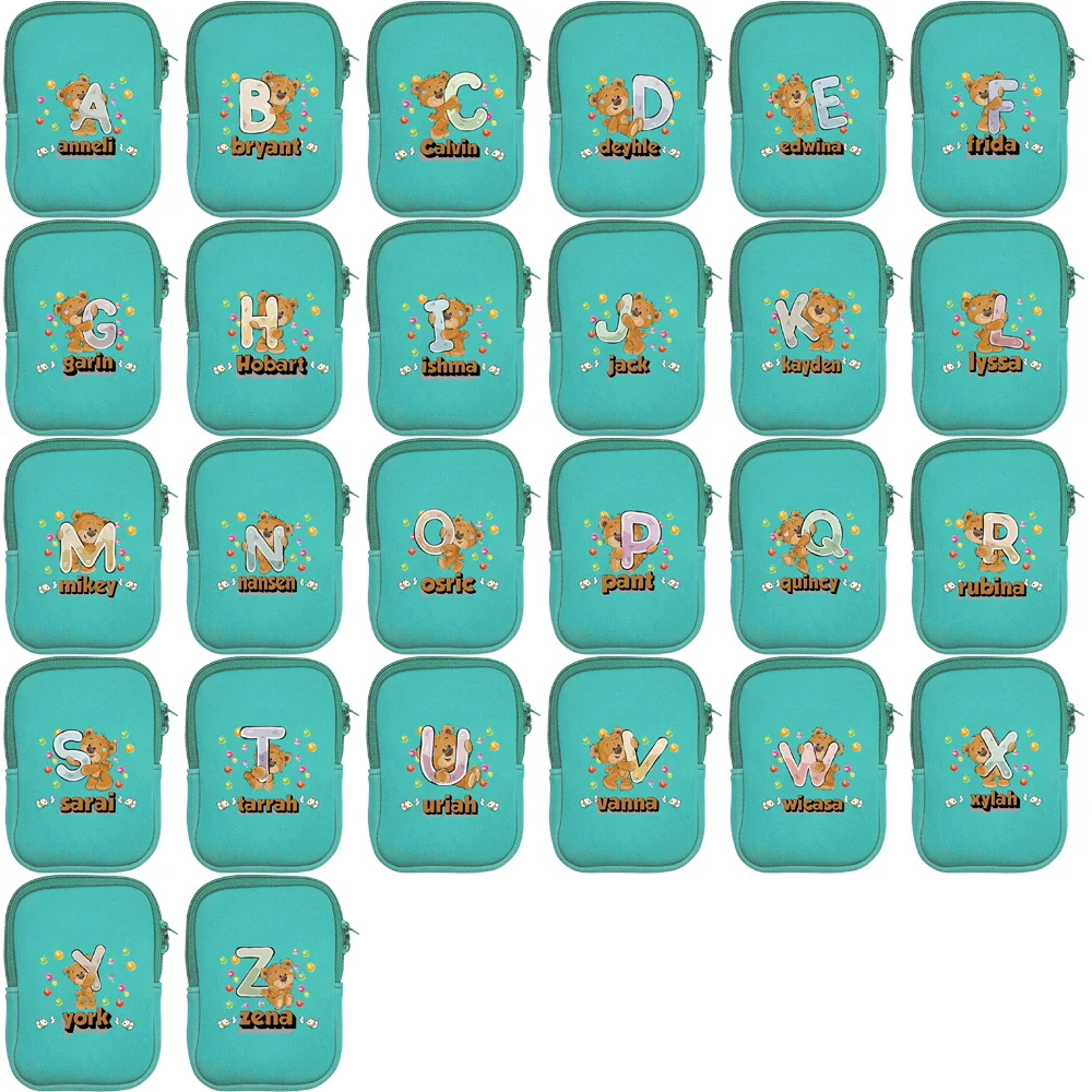 شخصية مخصصة اسم حقيبة زجاجات المياه المحمولة متعددة الوظائف يده كوب ماء أكياس سماعة تخزين بهلوان حزمة #3