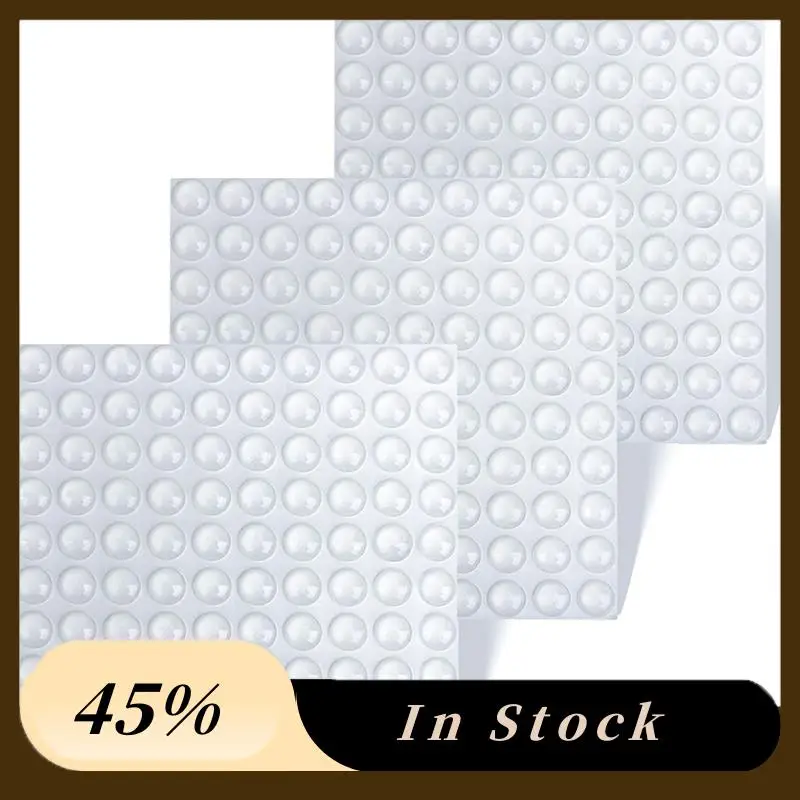 A60Z500PCS Clear Cabinet Door Bumpers, Self Adhesive, Sound Dampening Cabinet Stoppers For Kitchen Cabinet 10Mmx3mmmay