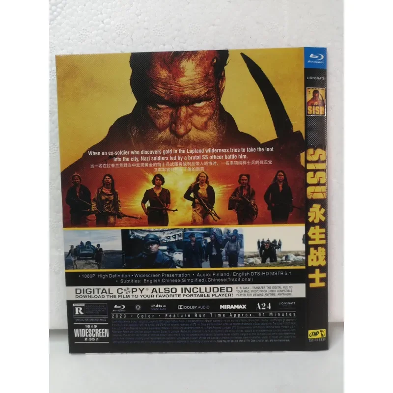 Brand Blu-ray Disc Eternal Warrior High Definition Movie Collection for Home Theater Entertainment System