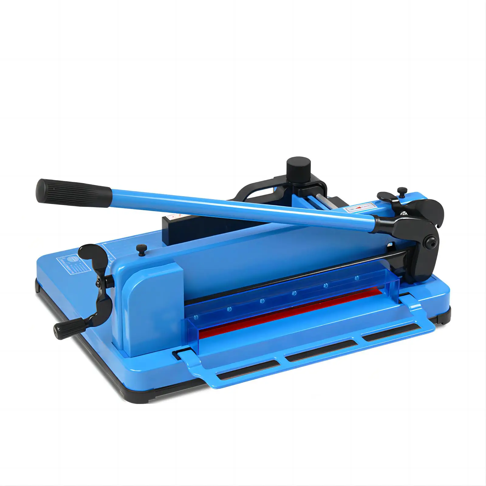 ZEQUAN Manual Heavy Duty Paper Cutter 12 Inch Guillotine Paper Cutter 400 Cutting Sheets 858 A4 Paper Trimmer Blue