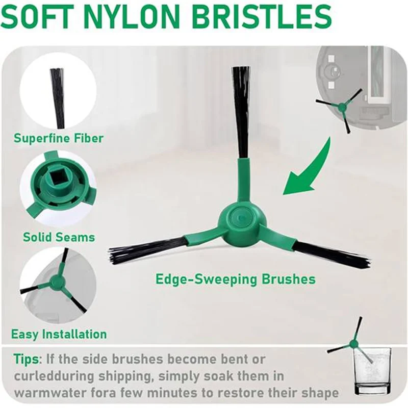 YCOC-For Irobot Roomba Combo سلسلة أساسية Q011/Y0110/Q0120/Y0140 روبوت روبوت استبدال أجزاء حزمة ملحقات فراغ أساسية