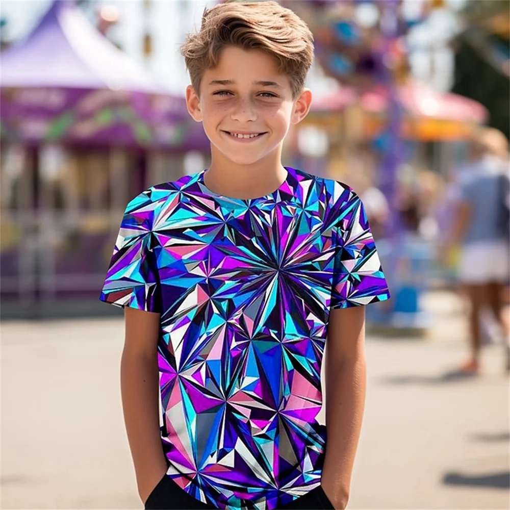 2025 Animal Fish Funny 3d Print Boy Birthday Clothes Retro Fish Boy T Shirts Kids T Shirt For Boys Short Sleeve Top Tee