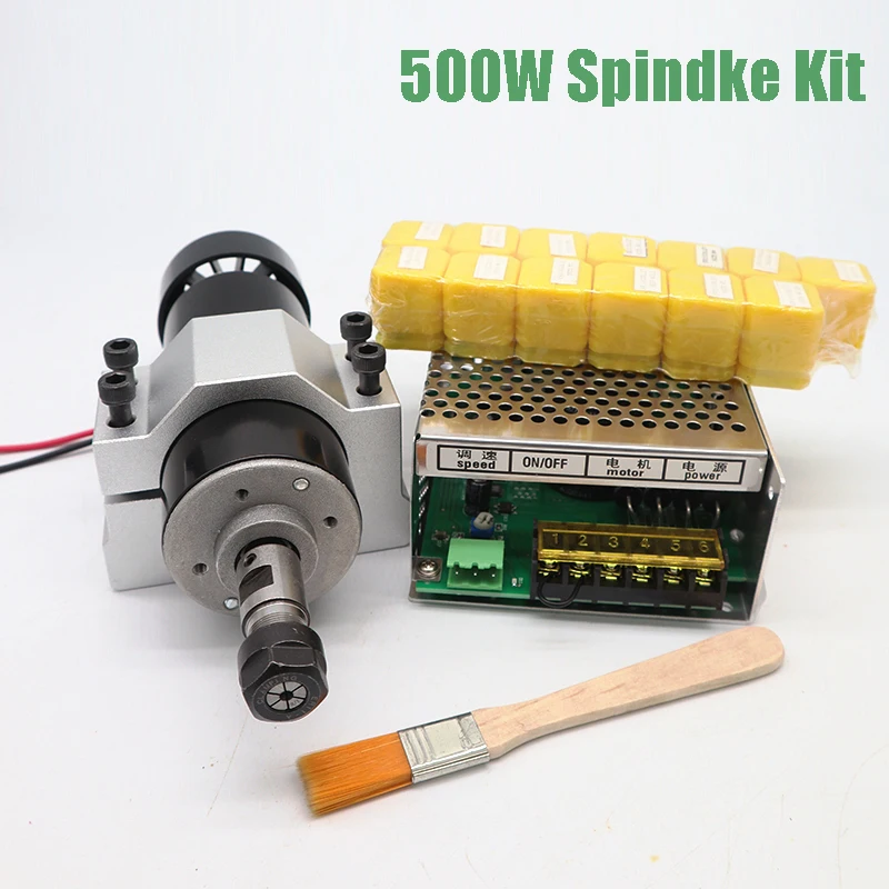 new-dc-500w-air-cooled-spindle-motor-er11-chuck-05kw-spindle-motor-52mm-vlamps-power-supply-speed-governor-for-cnc-spindle
