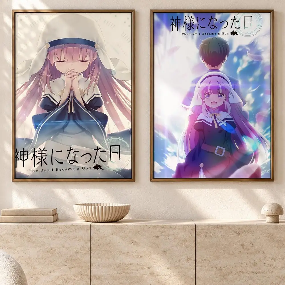 Ultimate Anime The Day I Became a God Poster Art  Self-Adhesive No Glue Dorm Wall  Waterproof Coffee House Art Sticker