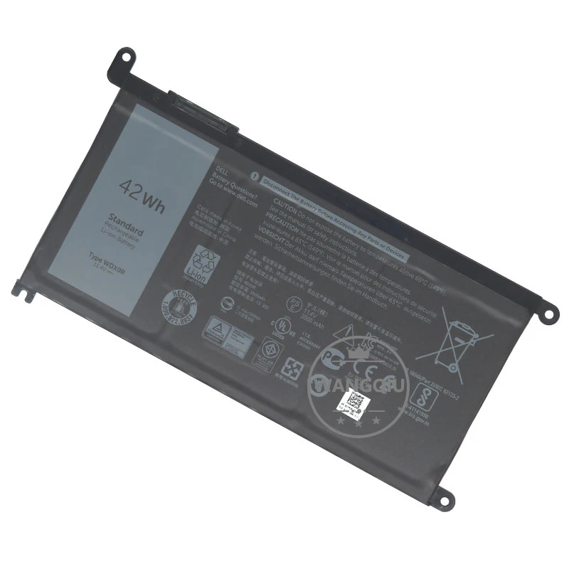 Imagem -05 - Bateria do Portátil para Dell Vostro 5468 5568 3583 3584 5481 5581 5471 3446 3480 3481 Wdxor 42wh