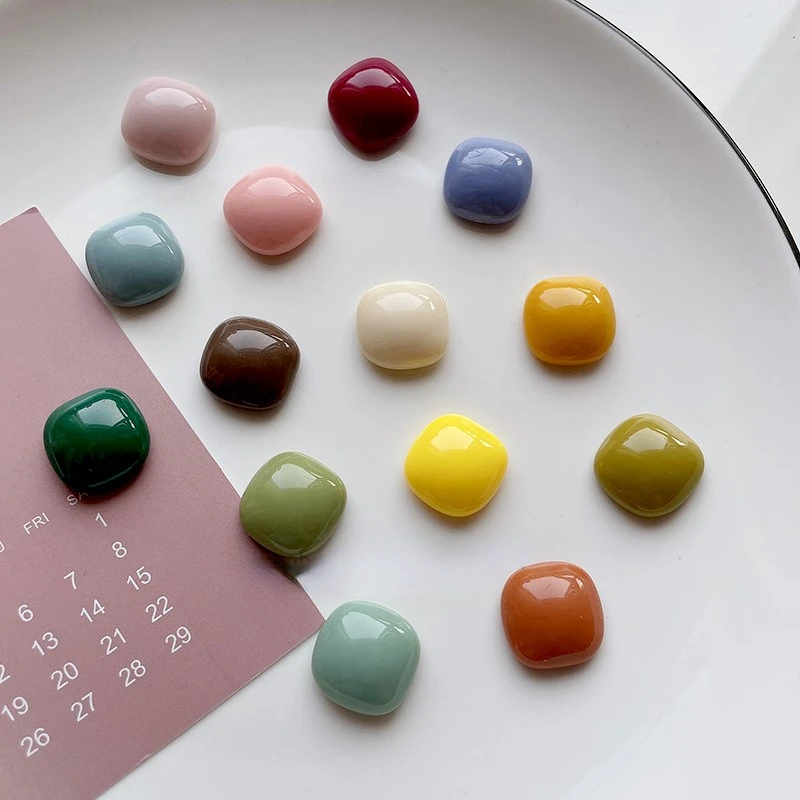 Geometric half-pill refrigerator magnets macaroon color refrigerator decorative photos fixed message board magnets