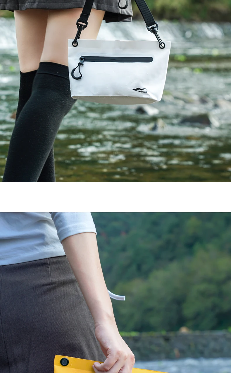 Maike Wash Dry Bags, wasserdichter Tagesrucksack zum Schwimmen, Strand, Wandern, Kajakfahren, Bootfahren, wasserdichte Tasche, Handytasche, Dry Bag – Detail 4