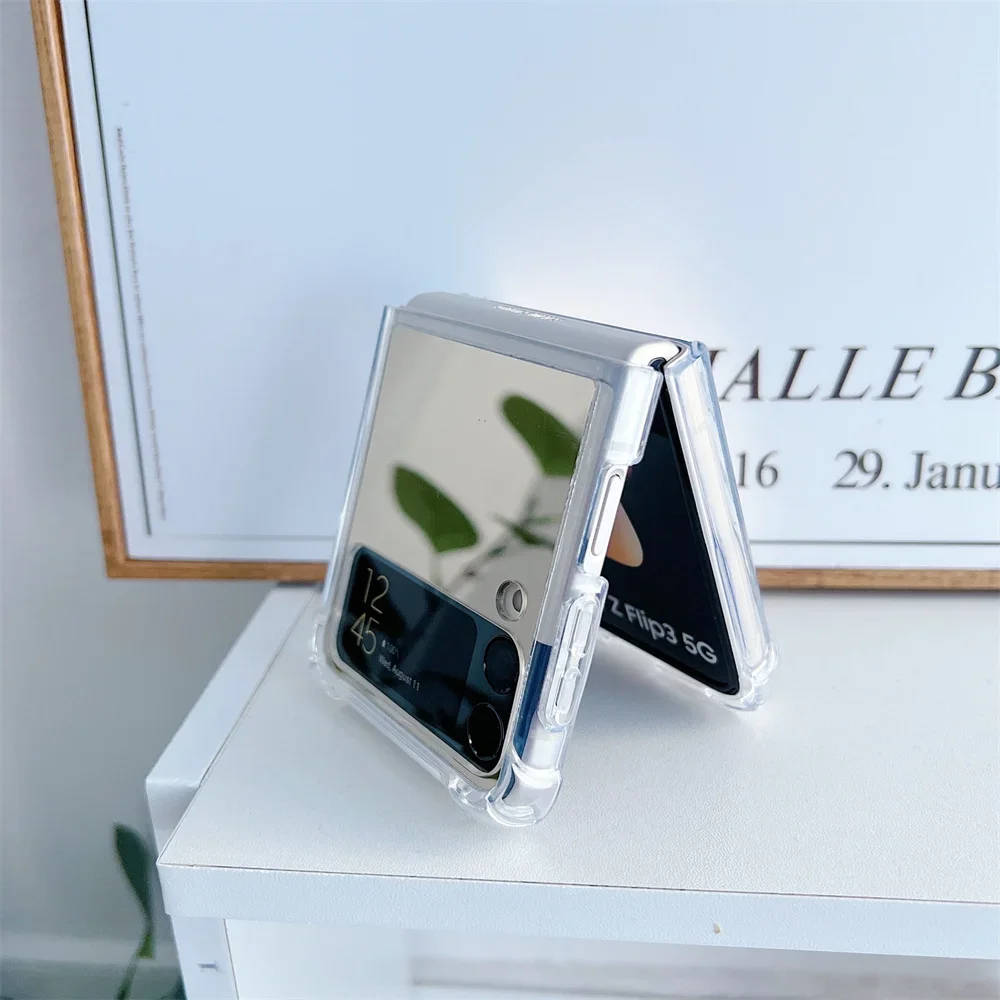 Luxuriöse Handyhülle mit Make-up-Spiegel für Damen und Mädchen, passend für Samsung Galaxy Z Flip 3 4 5 6 7 FE Flip7 Flip6 5G, schlanke, robuste Schutzhülle. – Detail 11