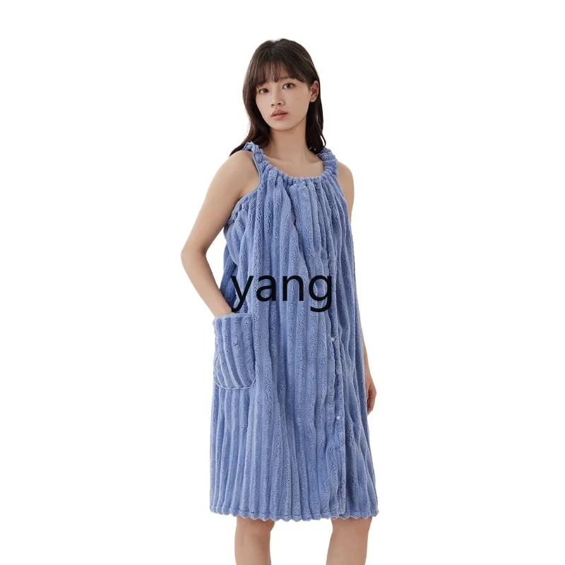 

CX can be worn wrapping towel nightgown premium home bath lazy bathrobe