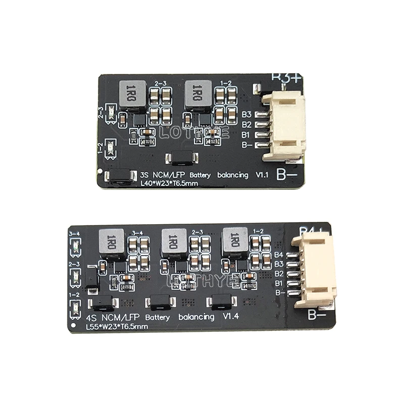 1.2A Lifepo4 Lipo Li-ion bateria litowa moduł korektora transferu energii wersja indukcyjna BMS 2S 3S 4S aktywna płytka balansująca