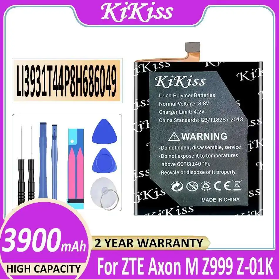 

Good Low-Temperature Performance LI3931T44P8H686049 For Zte Axon M Z999 Z-01K Mobile Phone Battery 3900mAh
