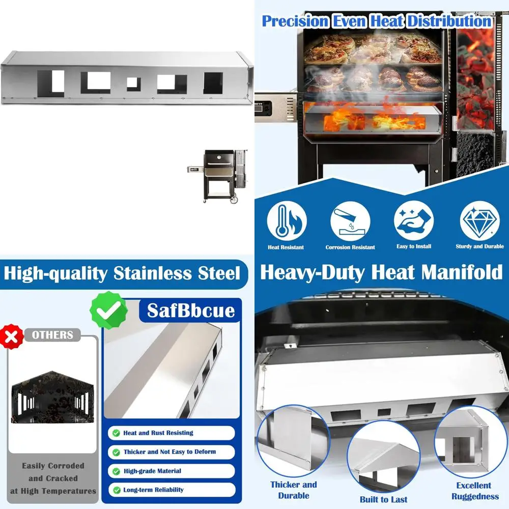 

1050 Series Digital Charcoal Grill & Smoker Heat Manifold Replacement Kit