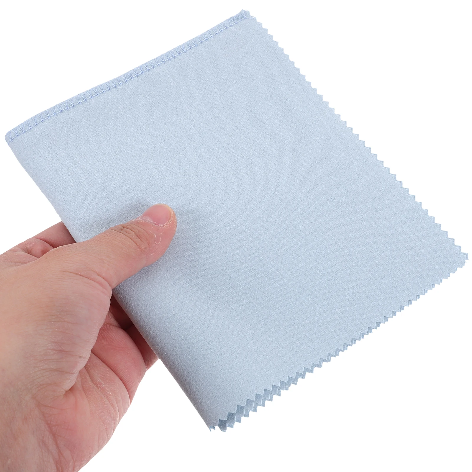 

Double Layer Silver Cleaning Cloth Jewelry Brass Polishing Kitchen Grey Clothes Stain Removal Efficient Practical Everyday Use