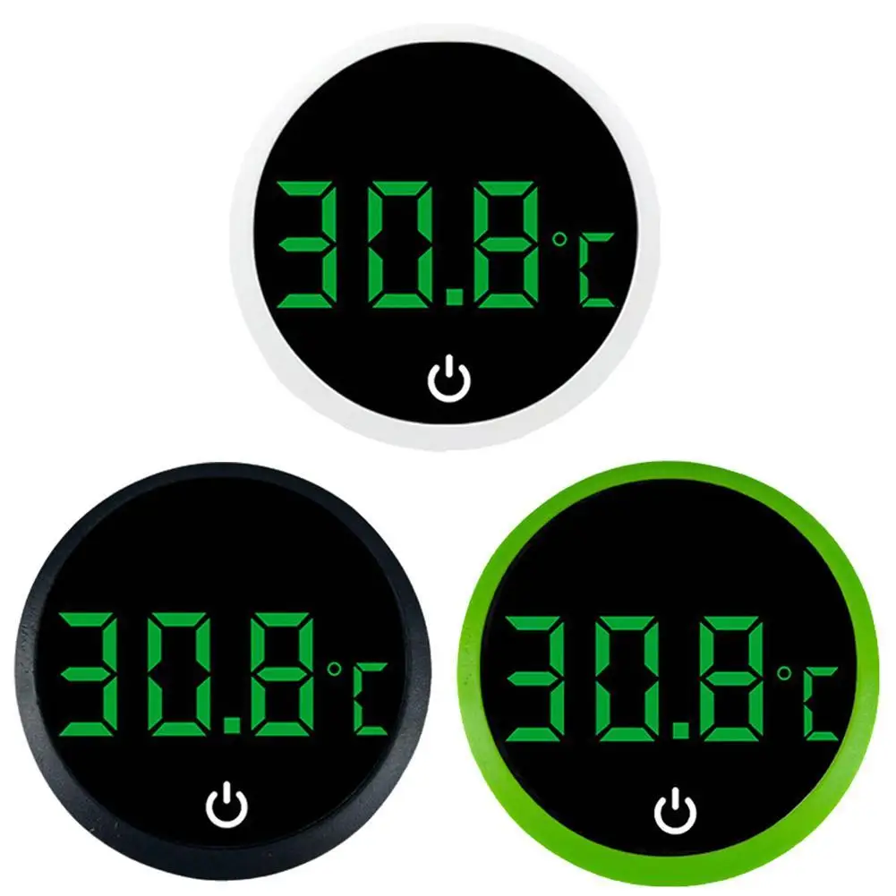 1pcs Touch Design Digital Aquarium Thermometer LED Display Fish Tank Water Temperature Meter Tester Gauge Temp Control