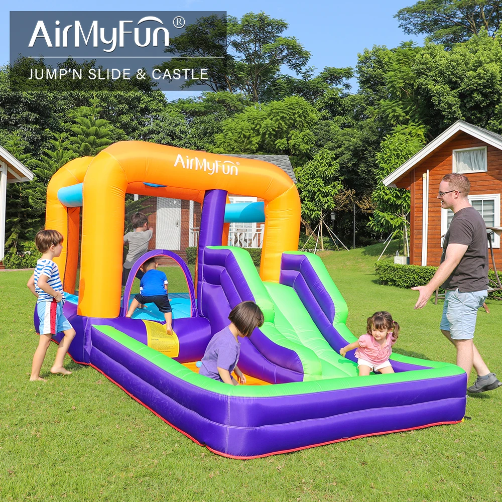 

Airmyfun Kids Funny Party Games Home Toy Inflatable Mini Bounce Castle Indoor Jump House For Kids