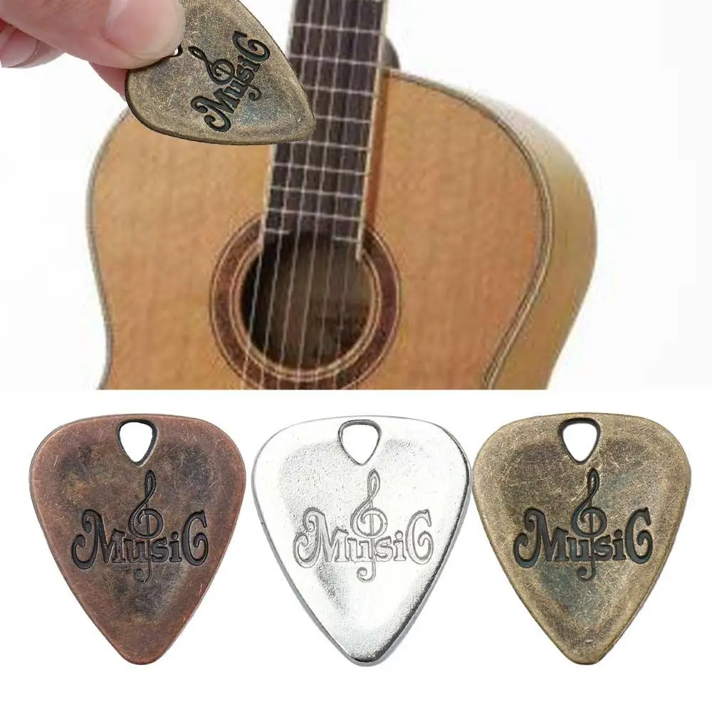 Sports Entertainment Stringed Instruments Musical Instruments Zinc Alloy Plectrum Zinc Alloy Pick Guitar Pick Metal Guitar Pick